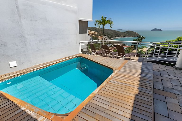 Vista Mar - João Fernandes - 4 suítes e Piscina