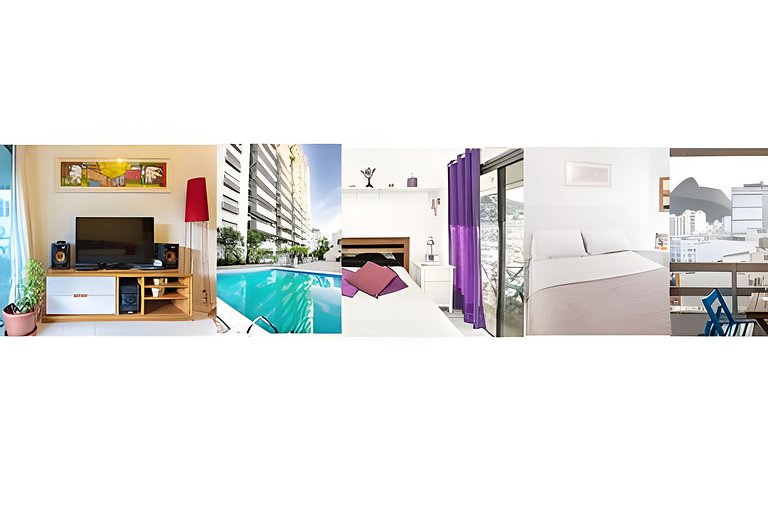 Piscina e Garagem - Luxo em Copacabana
