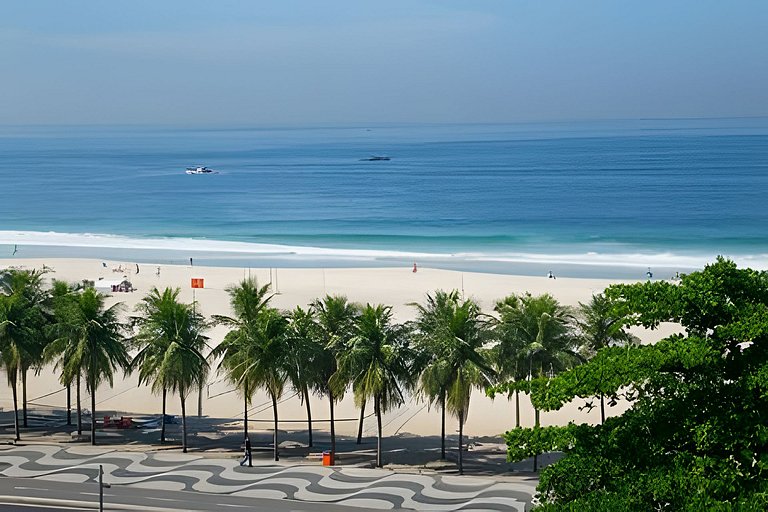 Copacabana - Front view of the Ocean