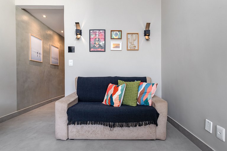 Luxo e Design Vista Mar no Posto 5 - Copacabana
