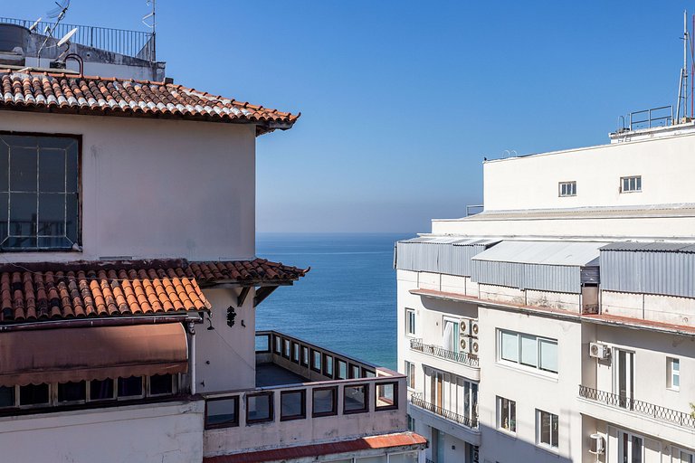 Luxo e Design Vista Mar no Posto 5 - Copacabana
