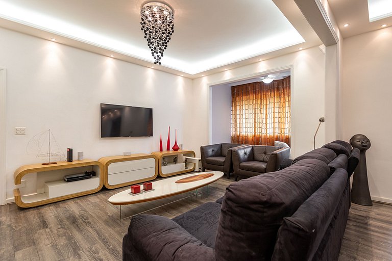 Vista Mar - Luxuoso Apartamento para 10 pessoas