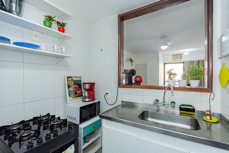Flat Posto 6 com Piscina - Copacabana