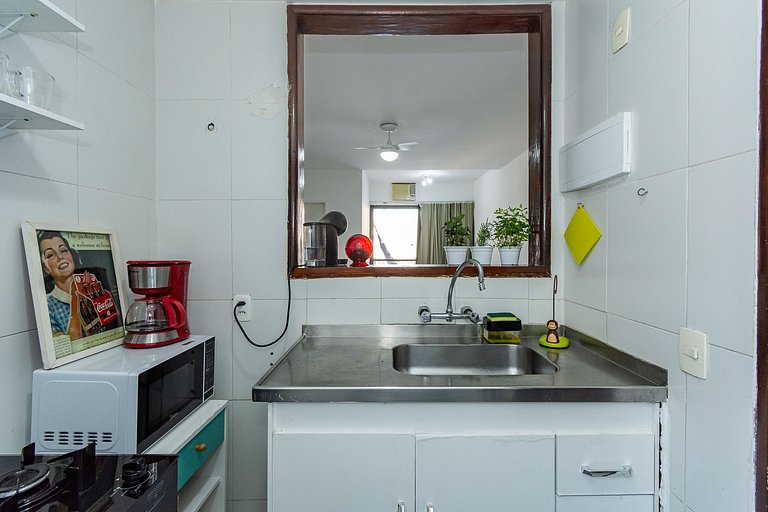 Flat Posto 6 com Piscina - Copacabana