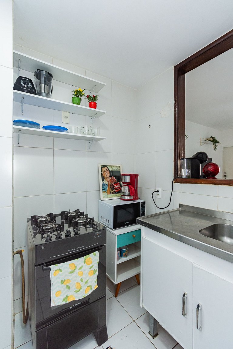 Flat Posto 6 com Piscina - Copacabana